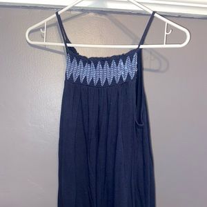 Old Navy blue flowy tank top